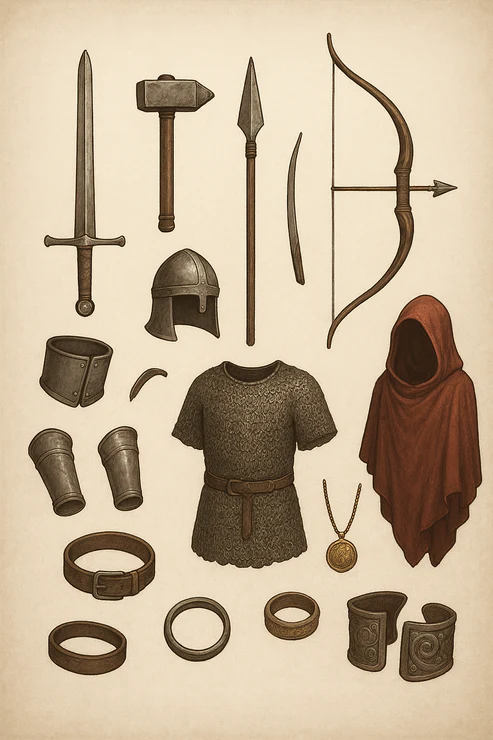 Ywain Albion Items Ywain Albion Items